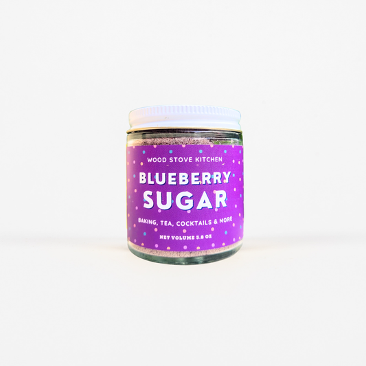 Blueberry Sugar for Tea, Cocktails, Rimming, and More