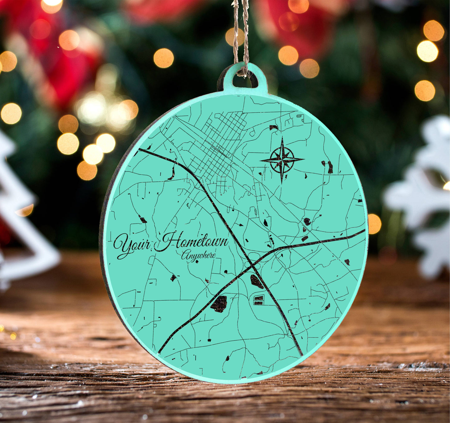 Clinton Burnt Ornament