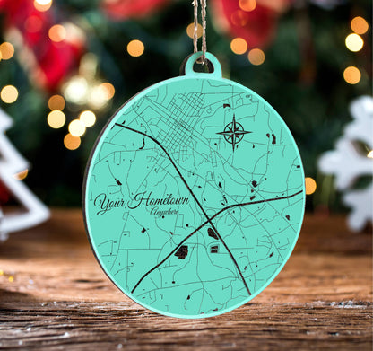 Clinton Burnt Ornament