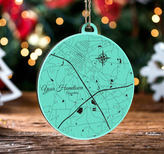 Clinton Burnt Ornament