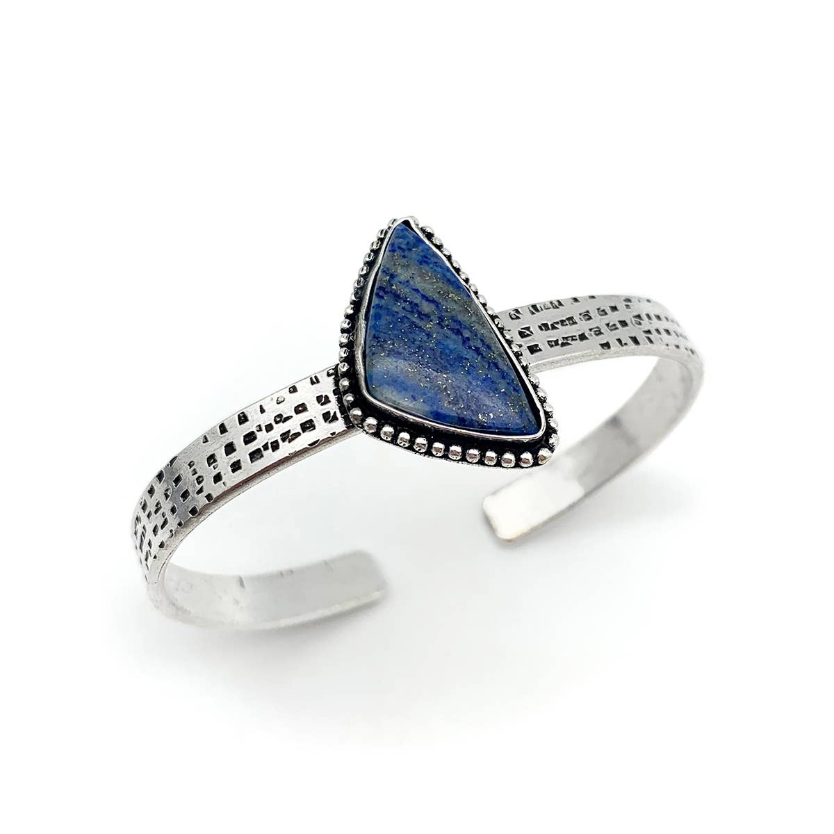 Kashi Semiprecious Stone Cuff - Lapis