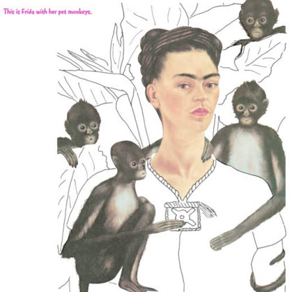 Frida Kahlo Coloring Book