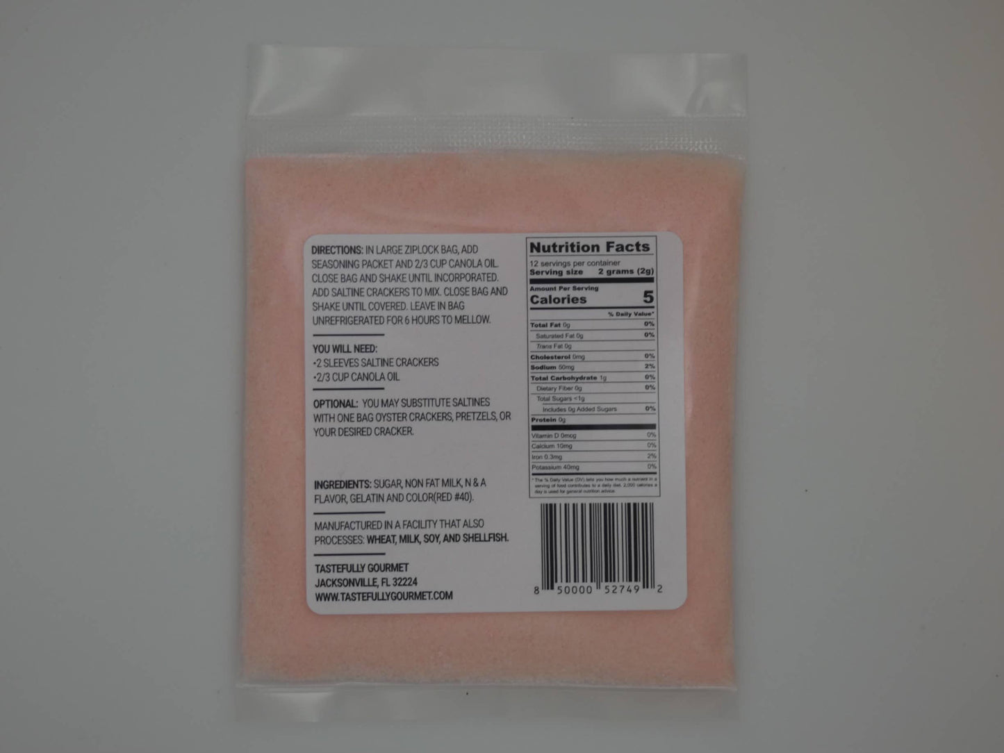 White Chocolate Raspberry Cracker Seasoning Mix