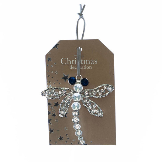 Crystal Dragonfly Orn