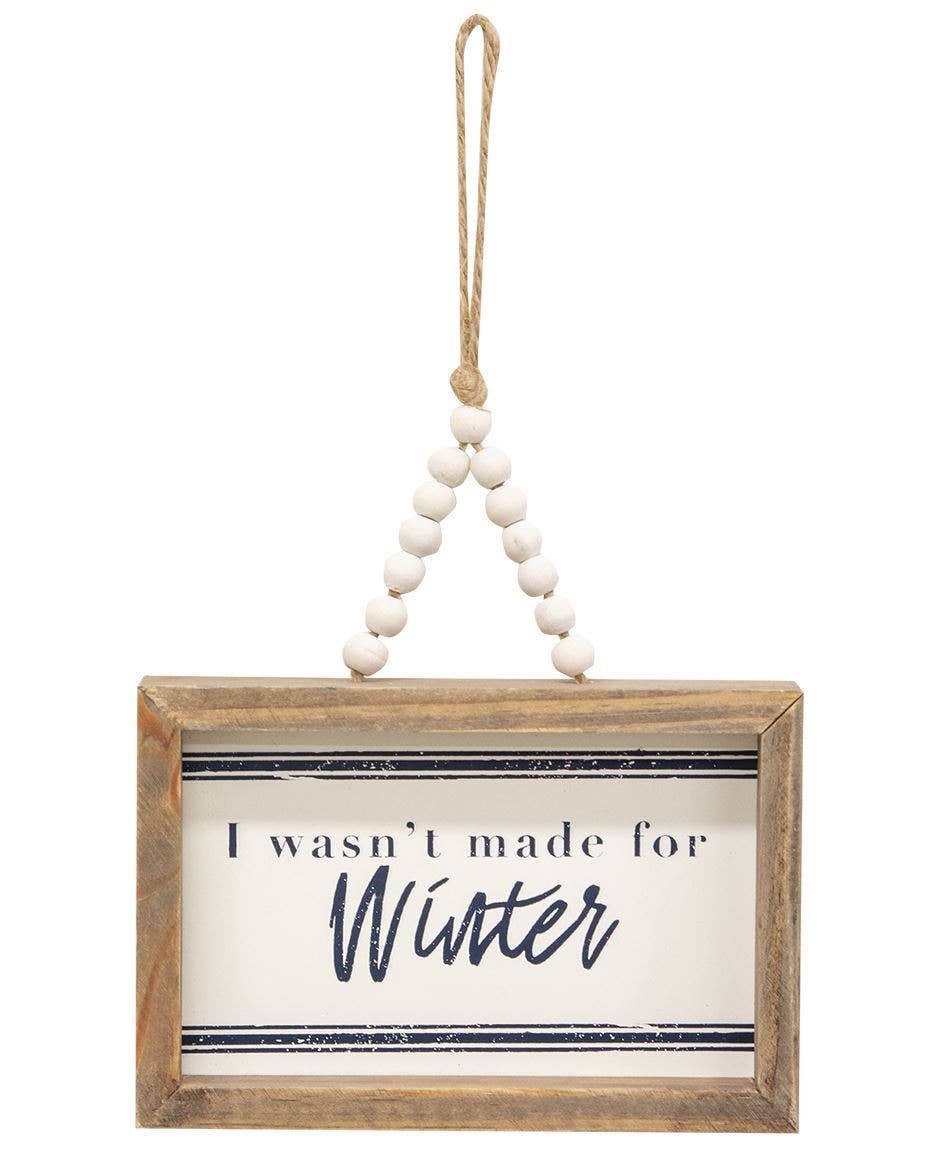 All I Want For Christmas Beaded Sign, 3 Assorted