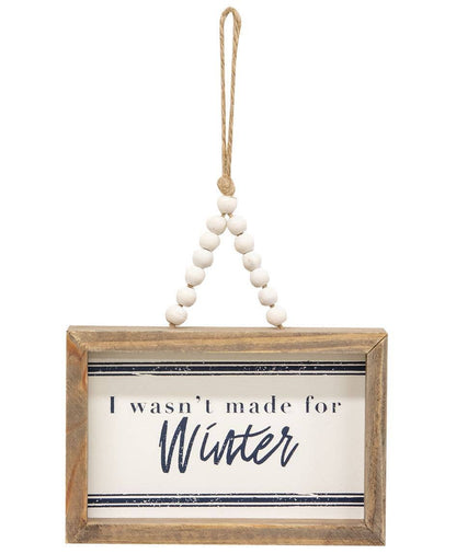All I Want For Christmas Beaded Sign, 3 Assorted