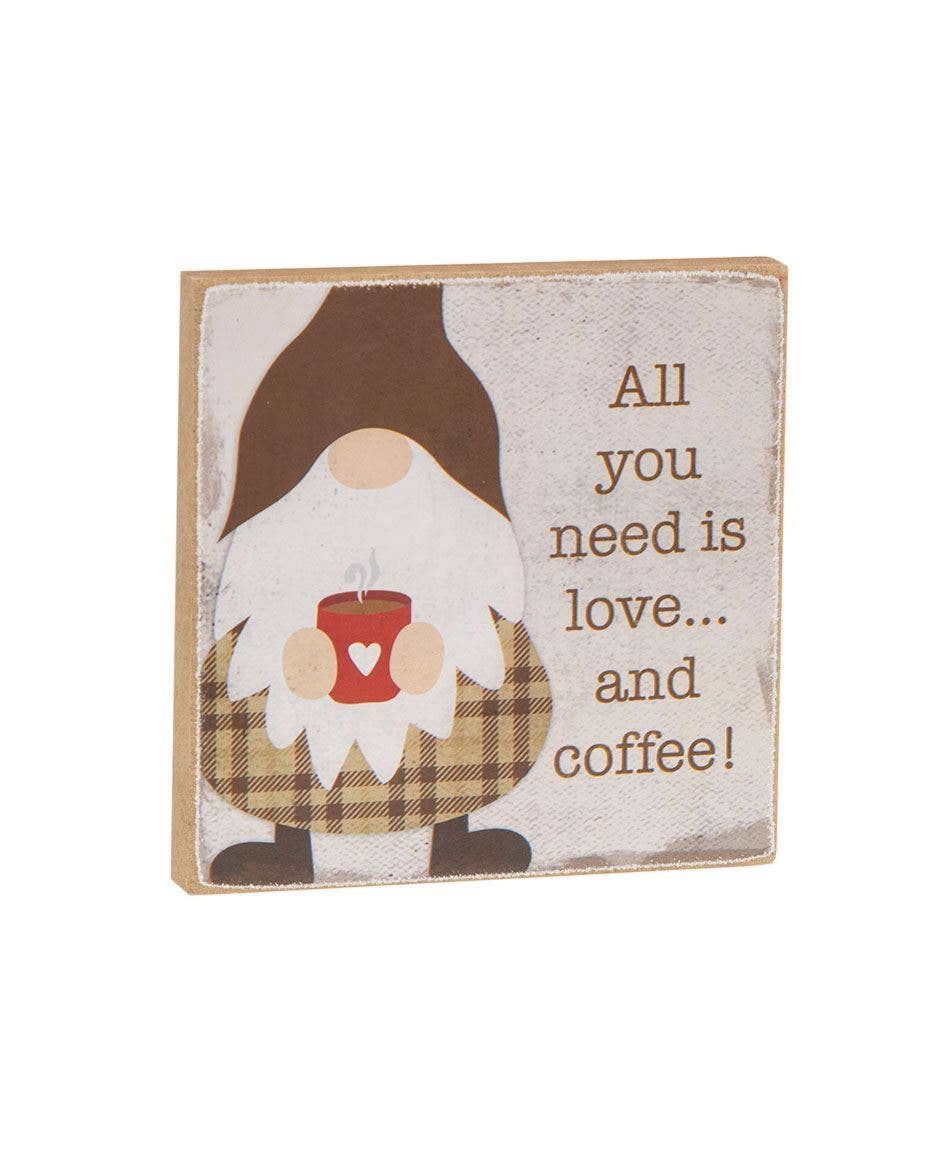 Coffee Gnome Block, 3 Assorted