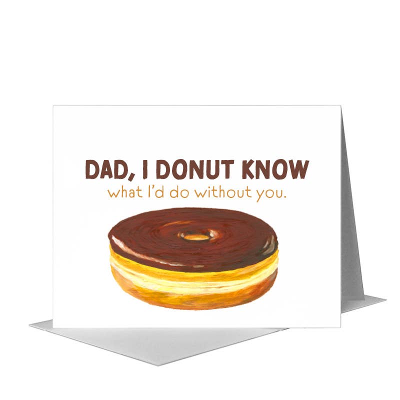 Chocolate Donut, Greeting Card (8400H): A2 Card