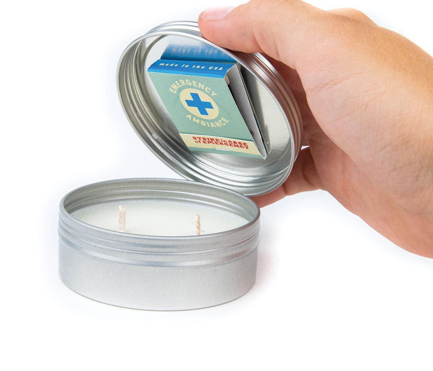 Fuck Work Emergency Ambiance Travel Tin | Funny Candle