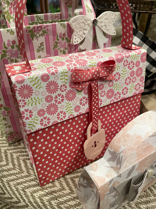 Pink Red Bag with Lock