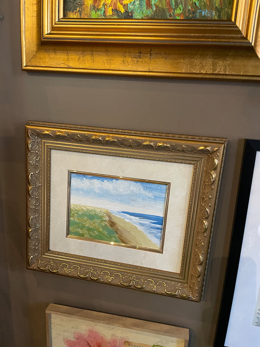 Ocean Picture gold Frame