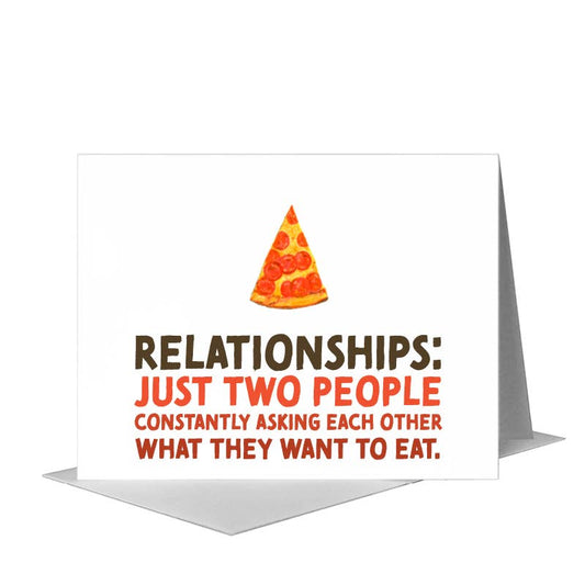 Pizza Slice, Greeting Card (8411H): A2 Card