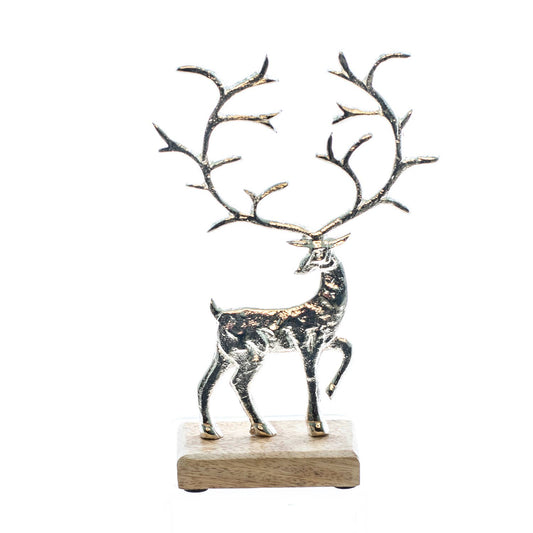 Silver Deer w/Base