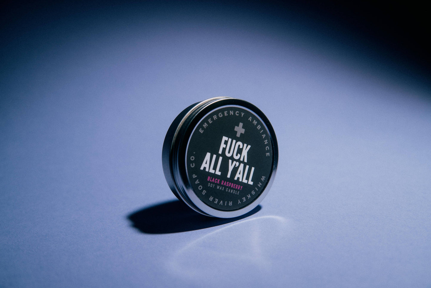 Fuck All Y'all Emergency Ambiance Travel Tin | Funny Candle