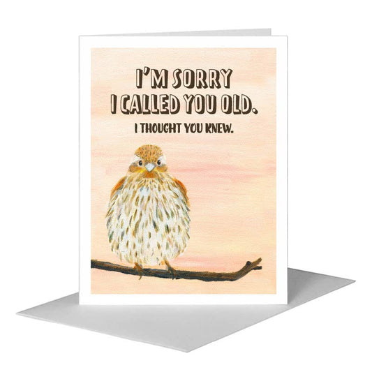 Sweet Finch, Greeting Card (8325M): A2 Card