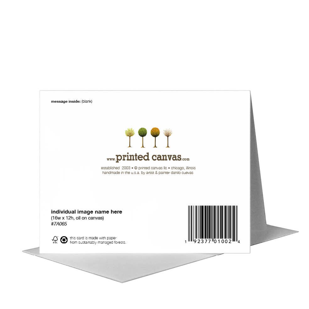 Chocolate Donut, Greeting Card (8400H): A2 Card