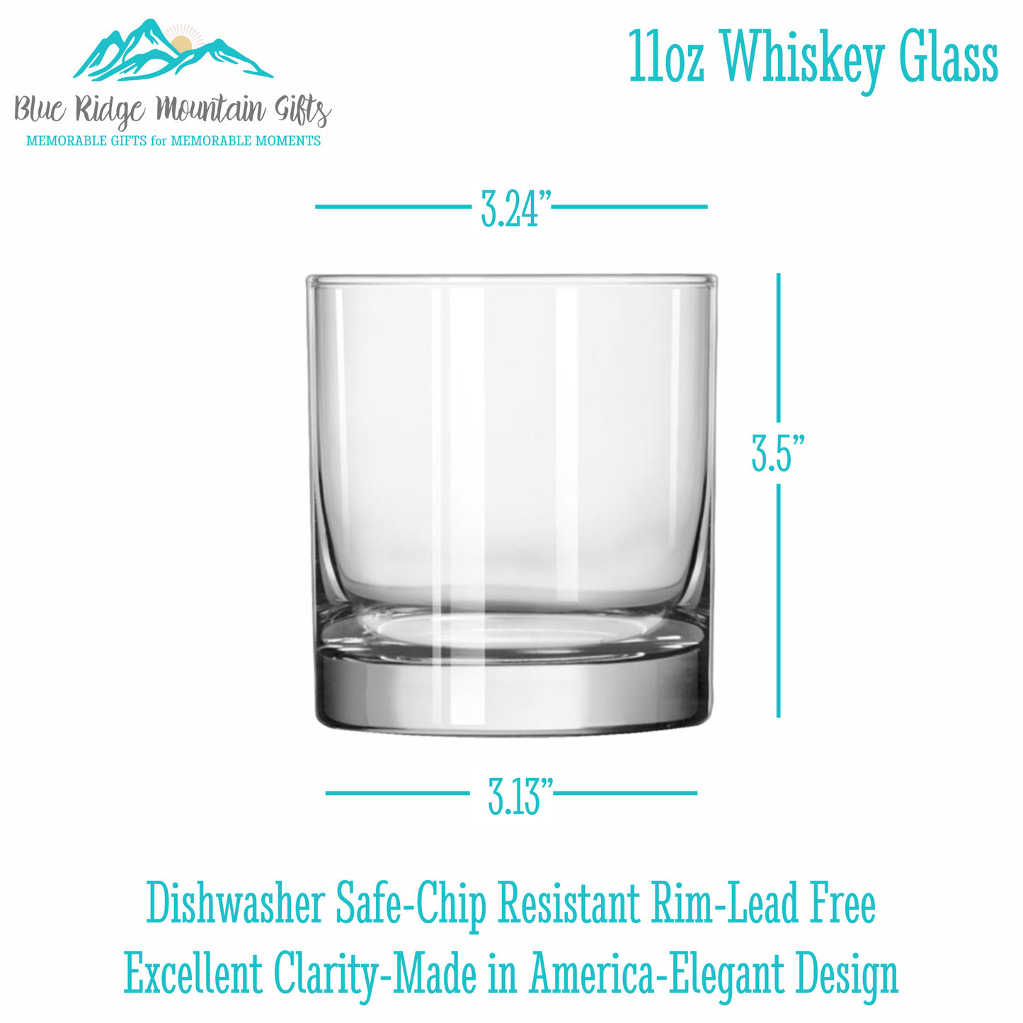 Clinton Map -Rocks Glass
