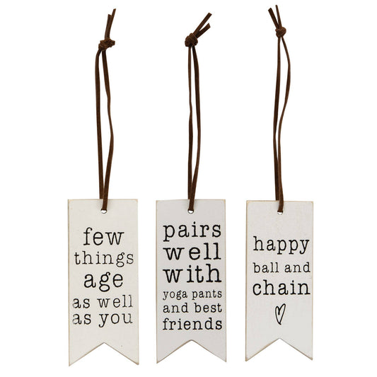 3/Set, Yoga Pants and Best Friends Wine Tag