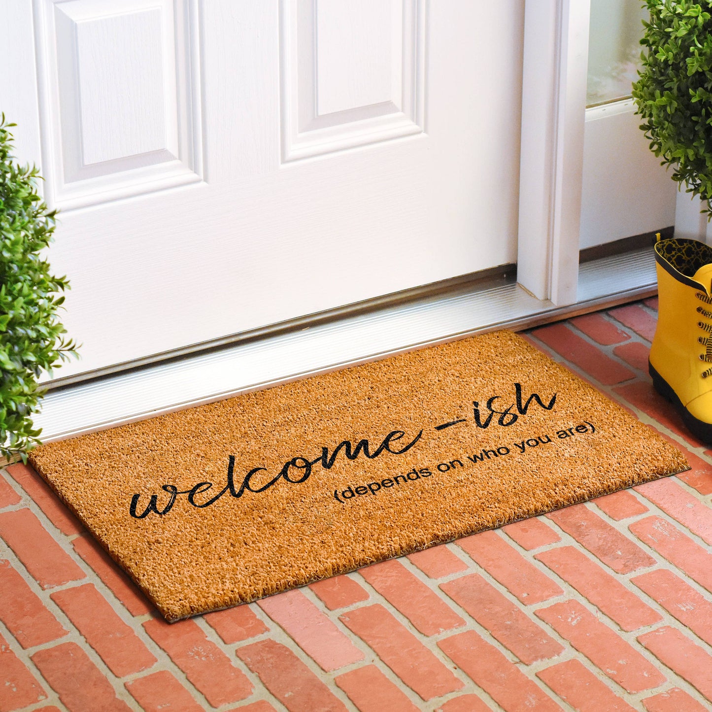 Welcome-ish Doormat: 17'' x 29''