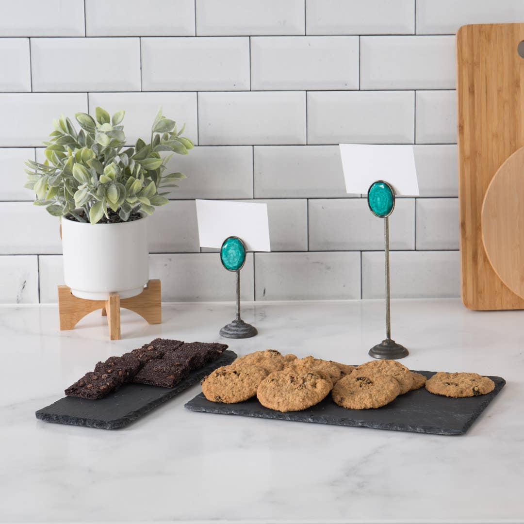 RECT SLATE CHEESE PLATE