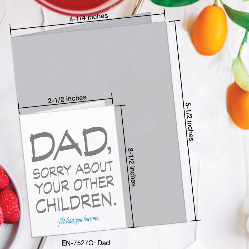 Dad, Greeting Card (7527G): A2 Card