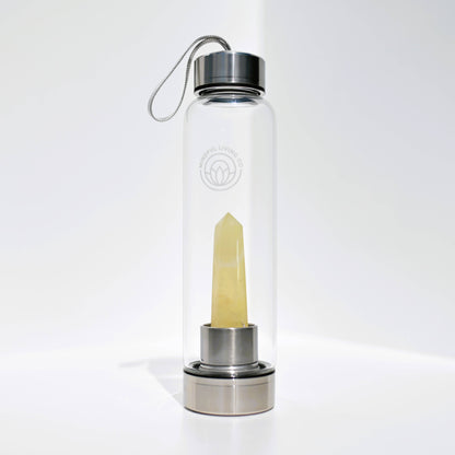 Crystal Clear Wand Water Bottle  - Citrine