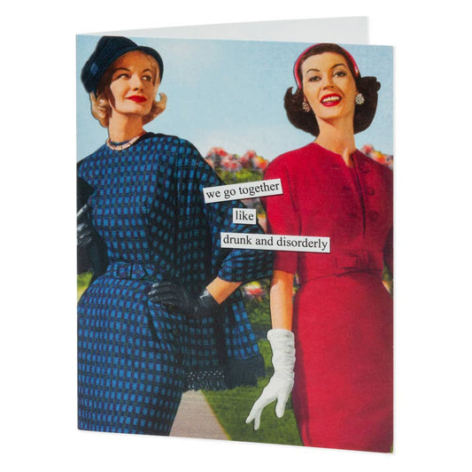 Birthday Card Disorderly Anne Taintor