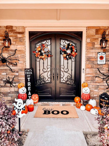 Halloween Hey Boo Doormat: 17 x 29