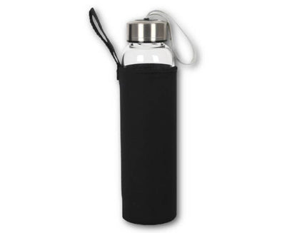 Rose Quartz Purifying Glass Water Bottle