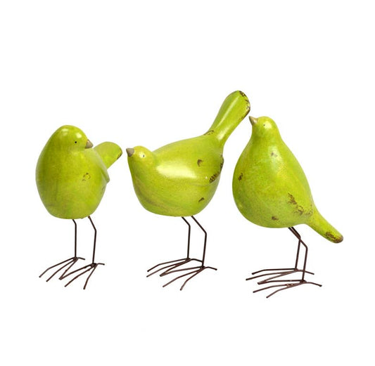 Spring & Easter Little Bird Outdoor Statue  Yellow