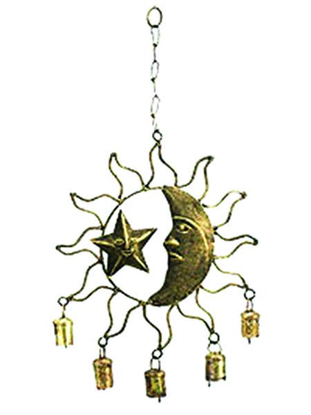 Recycled Sun & Moon Chimes