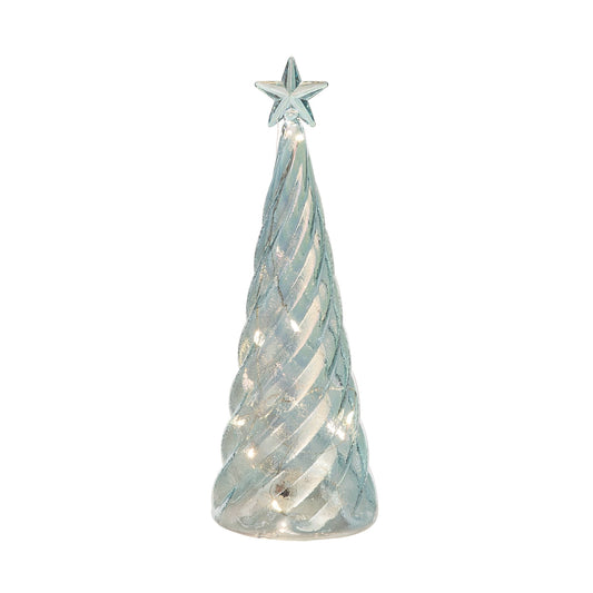 Sm Glass Light Up Tropical Tree