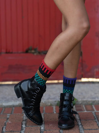 Gemstone Adult Crew socks