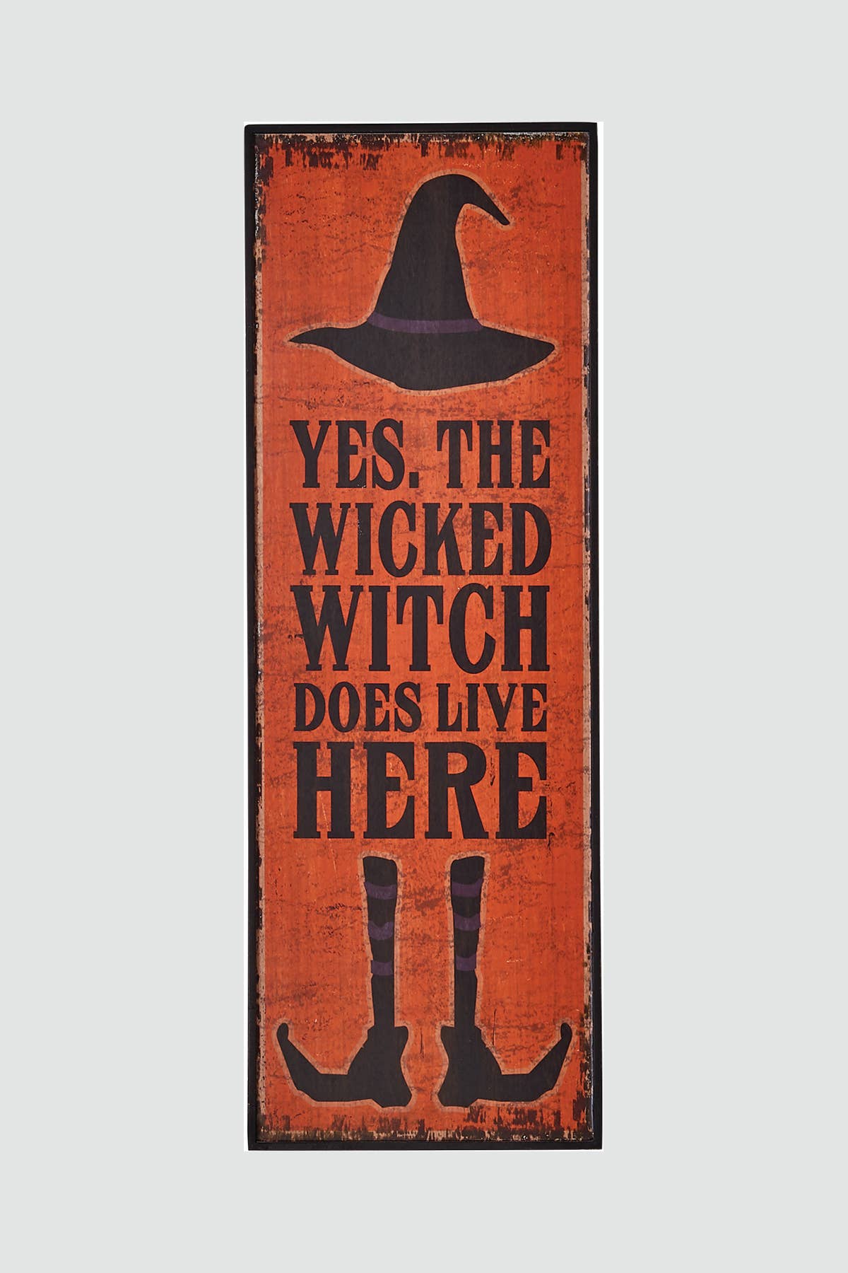 24" Wicked Witch Wood Sign