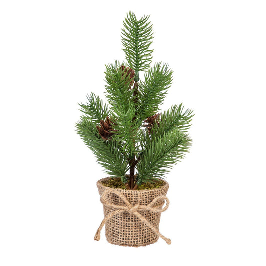 9.5" Tree with Burlap Pot