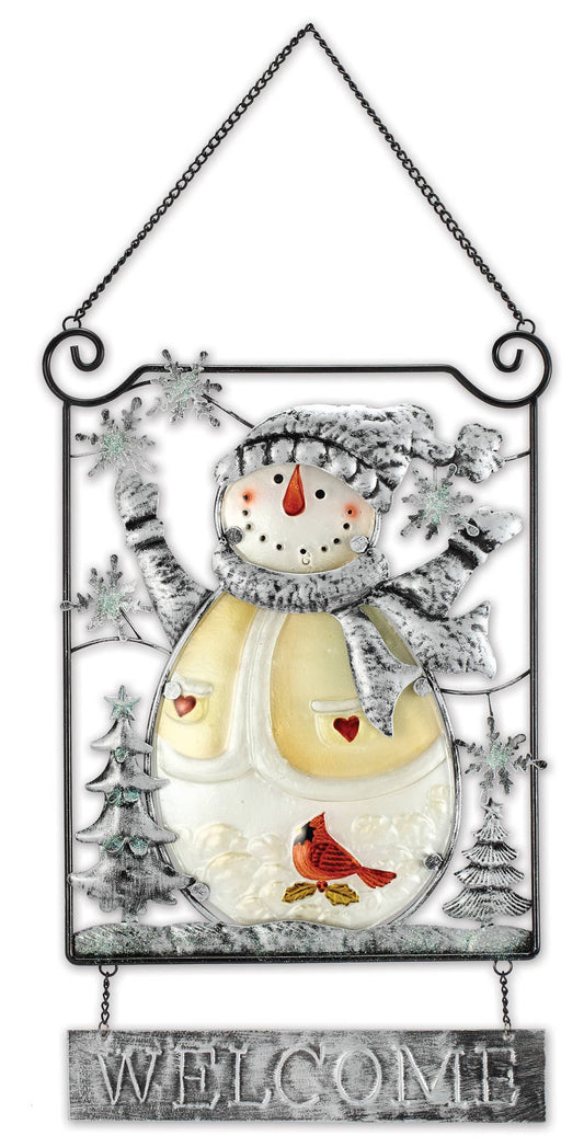 Holiday Snowman Sign