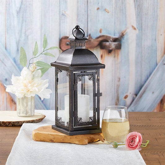 Antique Black Decorative Lantern - Medium