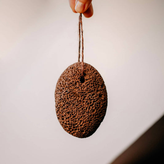 Black Pumice Stone - Bimsstein Vulkan, dunkel, natürlich und nachhaltig, Pediküre