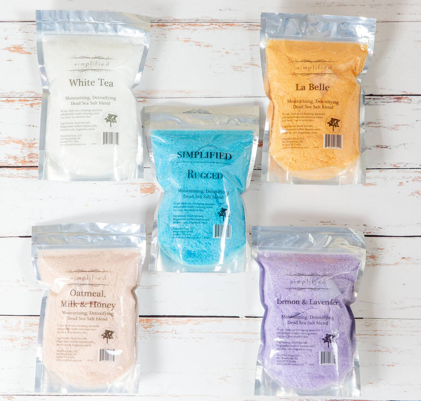 20oz Dead Sea Salt Bag: Sunday Beach
