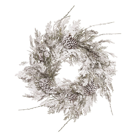 Frosted Winter Wreath