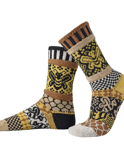 Honey Bee Adult Crew Socks