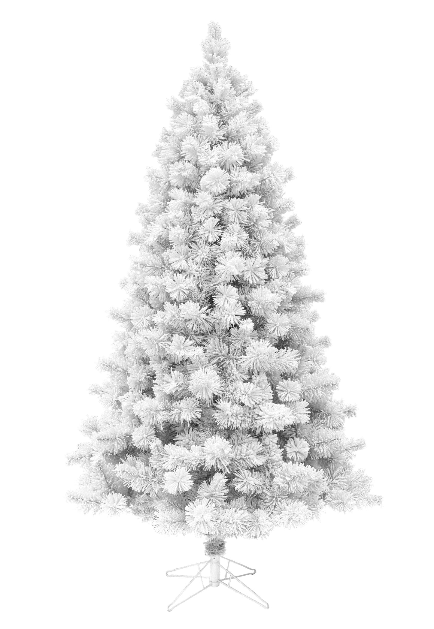 PVC Pine Snow Flocked: 4'