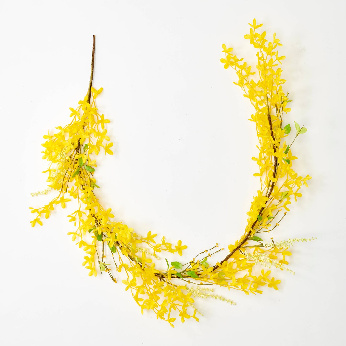 63" Artificial Forsythia Garland