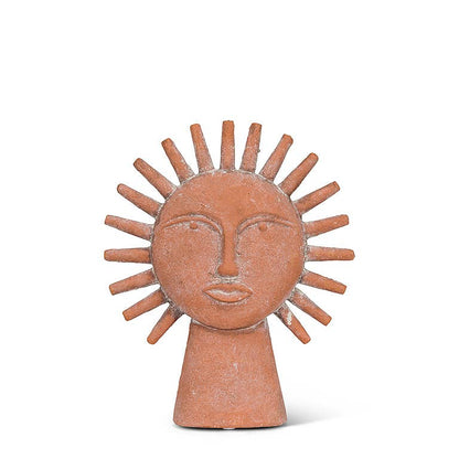 Sm Sun Ray Face Figure-8.5"H