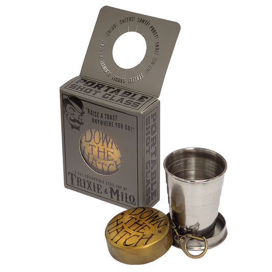 Portable Shot Glass - Down The Hatch