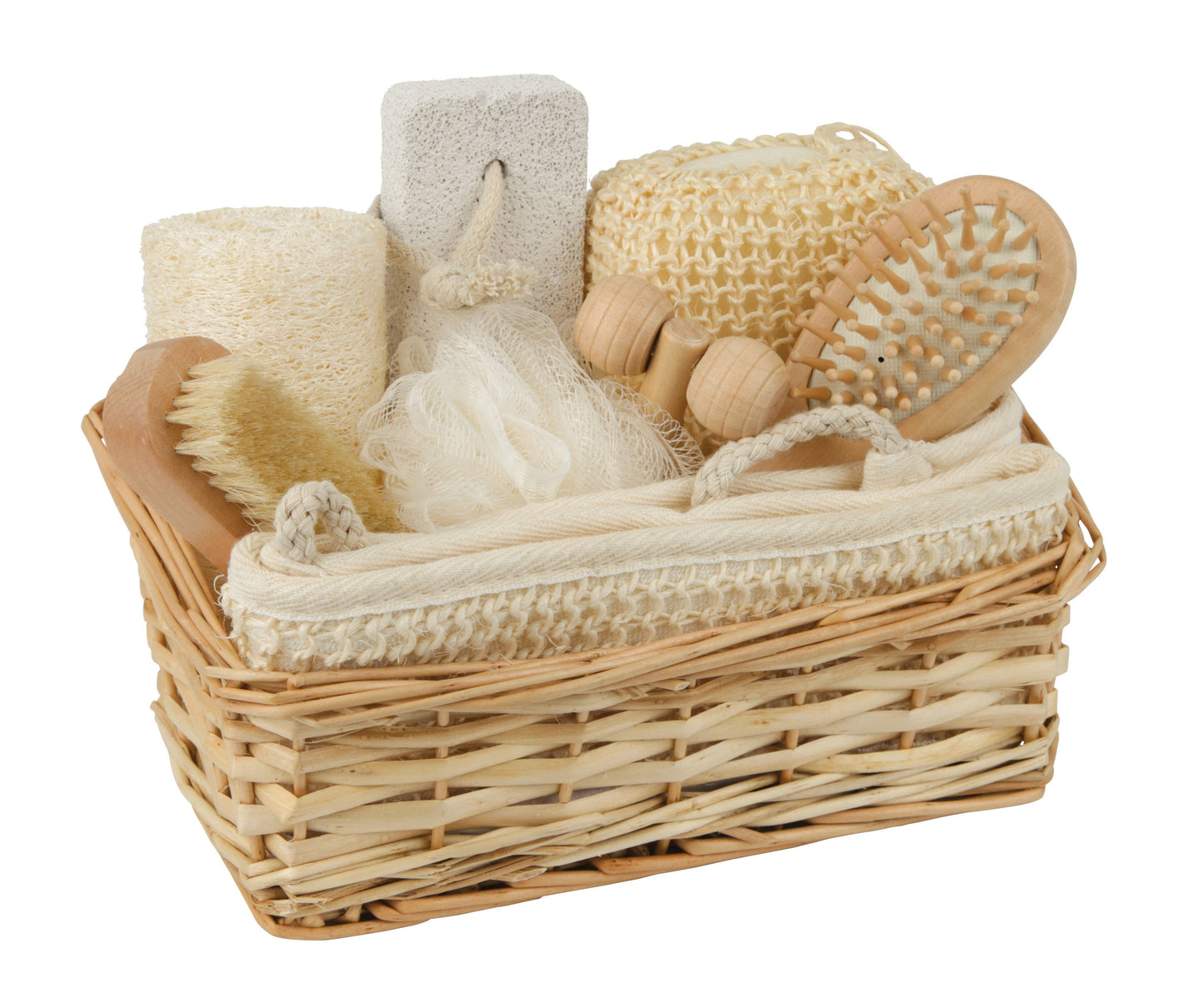 Geschenkset Spa im Weidenkorb, nachhaltig