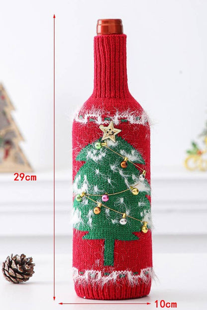 Christmas Knit Wine Bottle Sweater