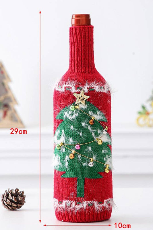 Christmas Knit Wine Bottle Sweater