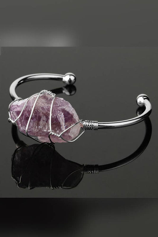 HD004 Crystals and Stones Bracelet MOQ 3pcs