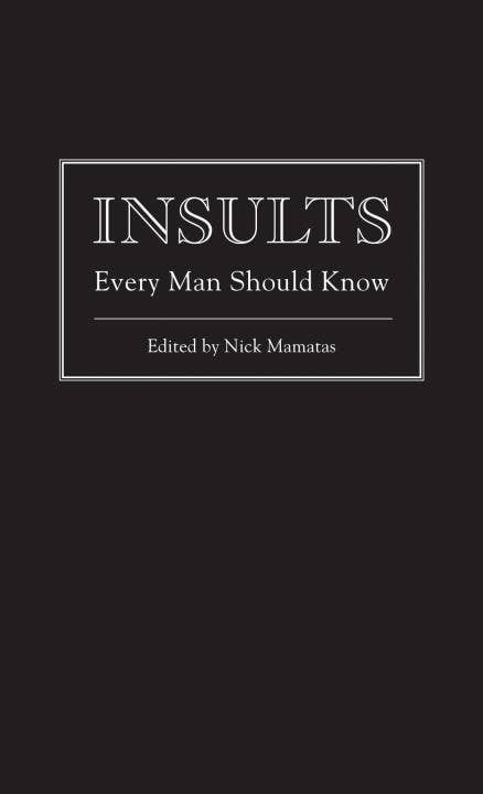 Insults Every Man Should Know